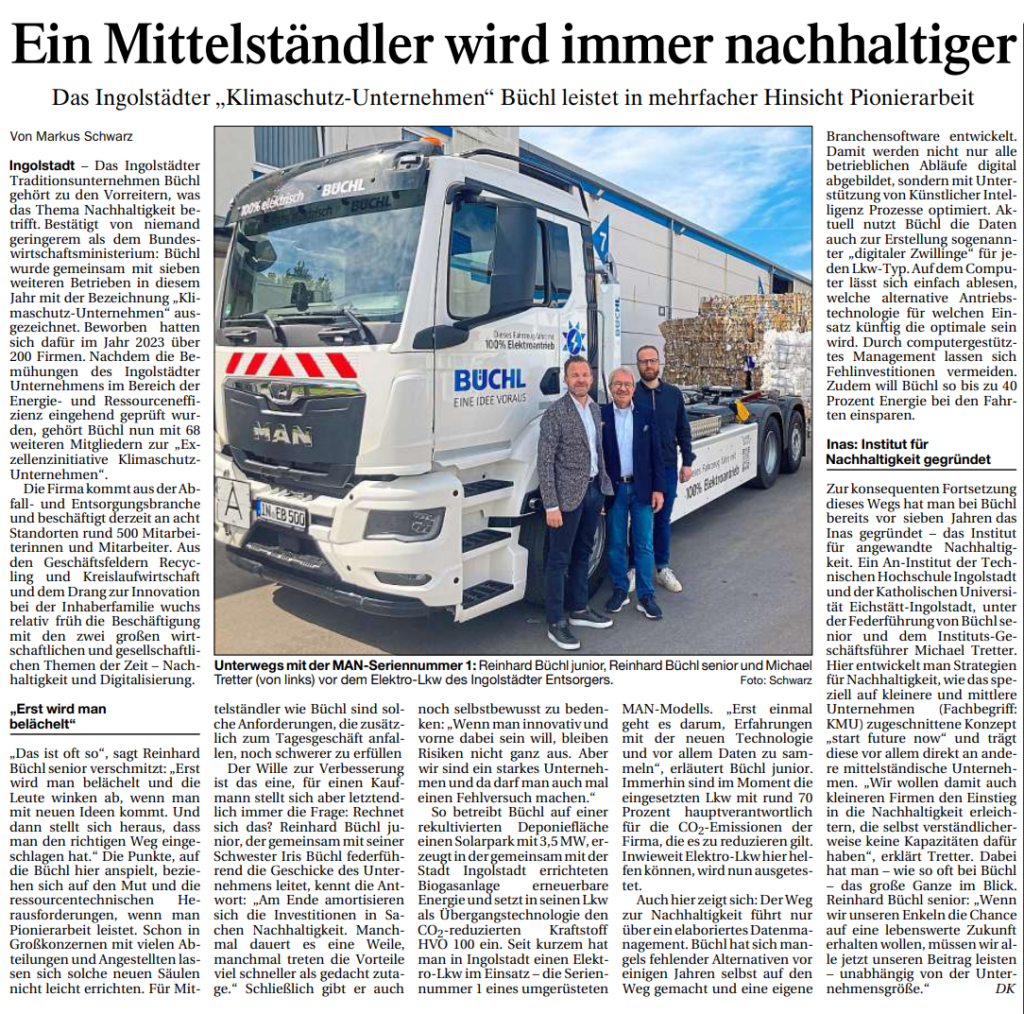 Ein Mittelständler wird immer nachhaltiger_Donaukurier_08.06.2024