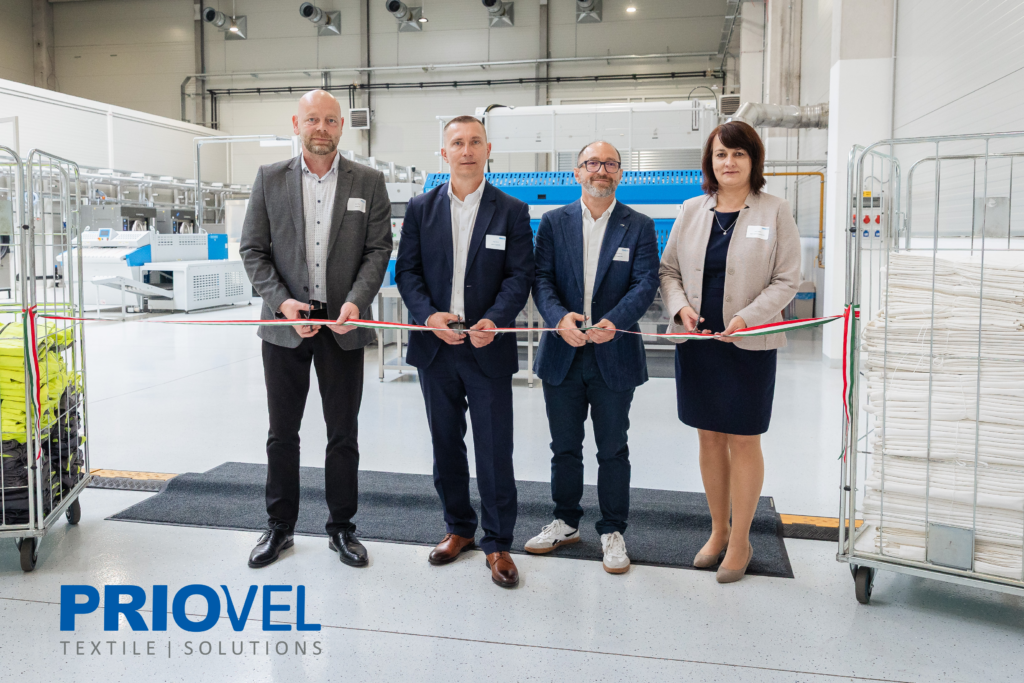 PRIOVEL Textile Solutions_Eröffnung Industriewäscherei Győr
